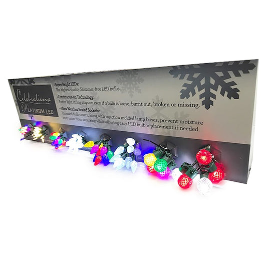 Holiday Bright Lights  Celebrations Platinum  LED  Light Display  Assorted