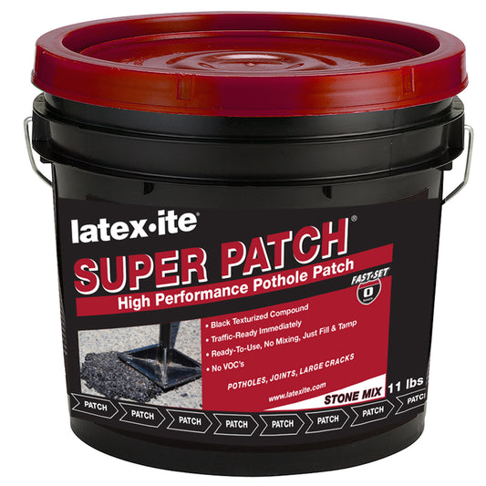 Latex-Ite Super Patch Black Asphalt Patch 1 gal. (Pack of 6)