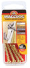 Hillman 3/16 in. Dia. x 1-1/4 in. L Brass Pan Head Walldog Screw & Anchor 4 pk (Pack of 10)