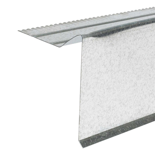 Amerimax 2 in. W x 10 ft. L Galvanized Steel Roof Flashing Drip Edge Silver (Pack of 25)