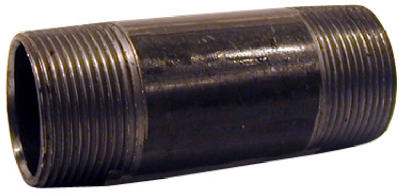 1 x 30-In. Cut Steel Pipe, Black