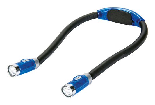 Hug Light As Seen On TV Plastic Blue LED Flexible Flashlight 10.2 L x 1.2 W in., 120 lm AAA Battery