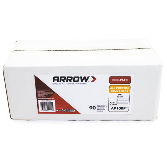 Arrow Fastener Clear Dual Temperature All Purpose Glue Sticks 10 L x 1/2 Dia. in.