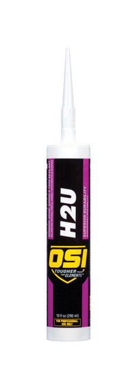 OSI H2U Clear Acrylic Urethane Door, Siding and Window Sealant 10 oz (Pack of 12).