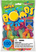 Pioneer National Latex 54864 Water Bombs Water Balloons Assorted Colors 100 Count