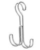 iDesign 0.7 in. L Silver Steel Closet Rod Hook