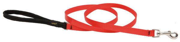 Collares y correas Lupine 22539 Correa roja para mascotas de 1/2" x 6'