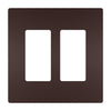 Legrand Radiant Bronze 2 gang Thermoplastic Nylon GFCI/Rocker/Toggle Wall Plate 1 pk