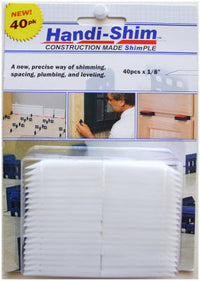 Handi-Shim Construction Shim, White, 1/8-In., 40-Ct.