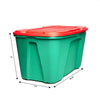 Homz 24 in. H X 38.125 in. W X 18.5 in. D Stackable Storage Tote w/Wheels (Pack of 4)