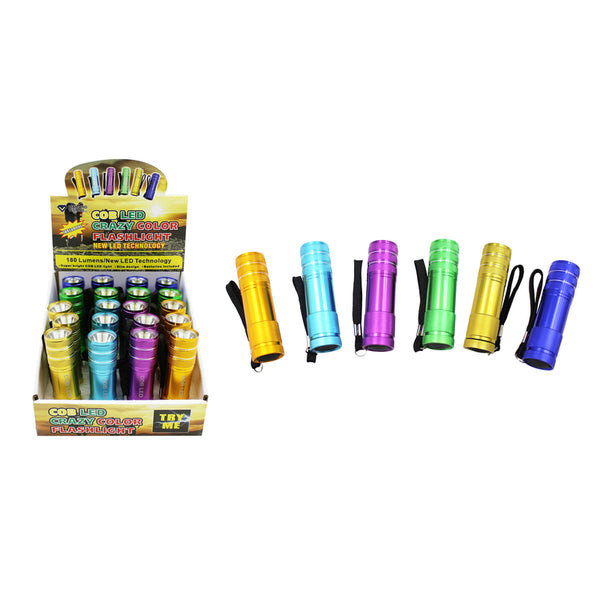 FLSHLIGHT COB 180L ASST