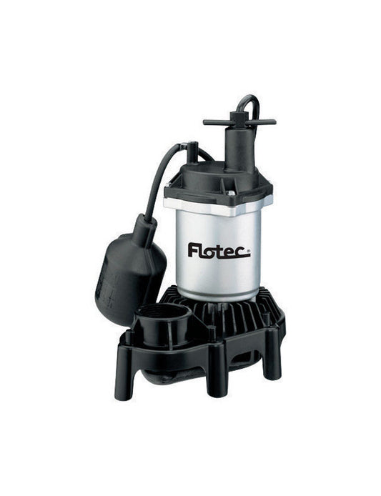 Flotec 1/3 HP 3600 gph Thermoplastic Tethered Float Switch AC Submersible Backup Sump Pump