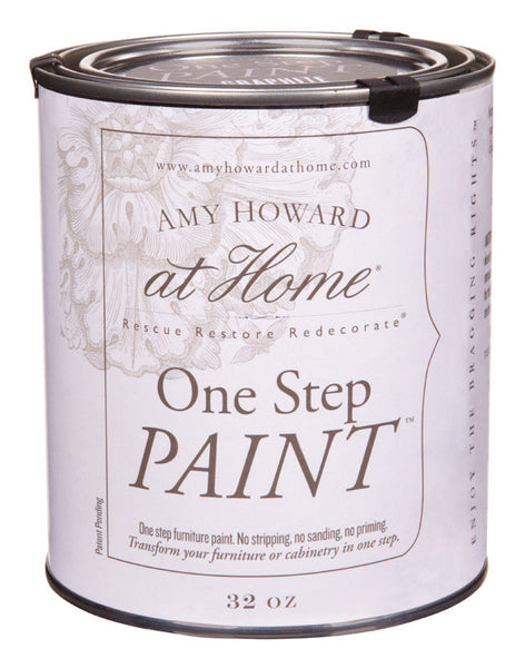 Pintura látex de un solo paso con acabado tiza mate Amy Howard at Home, 32 oz (paquete de 2)