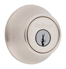 Kwikset  Satin Nickel  Metal  Deadbolt