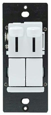 LED Combination Dimmer With Fan Control, 300-Watts