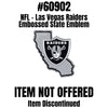 NFL - Las Vegas Raiders Team State Aluminum Emblem