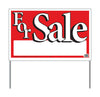Hy-Ko English Red Informational Sign 16 in. H X 26 in. W
