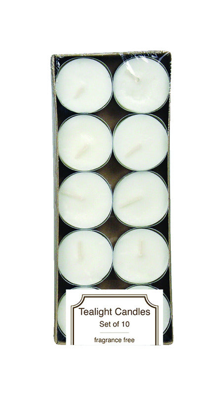 Langley Empire  White  No Scent Jar  Candle  0.5 in. H x 1.5 in. Dia.