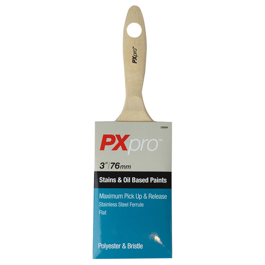 PXpro 3 in. Flat Paint Brush