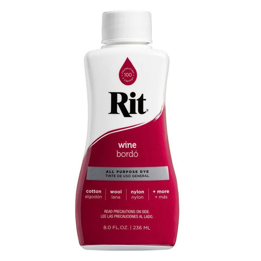 Rit 88100 8 Oz Wine Liquid Dye (Pack of 3)