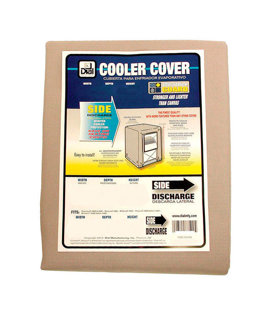 Dial 34 in. H x 42 in. W Polyester Beige Evaporative Cooler Cover (Pack of 5)