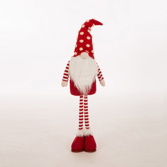 Celebrations Standing Santa Gnome Christmas Decoration Red/White Polyblend 31 in. 1 pk (Pack of 6)