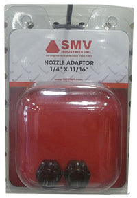 Boomless Nozzle Adapter, 1/4 x 11/16-In., 2-Pk.
