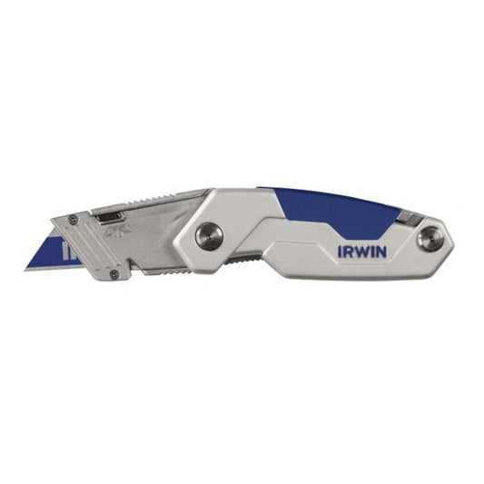 Irwin FK250 Folding 6.3 in. Lockback Utility Knife Blue 1 pk