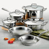 Prima 10 Pc Stainless Steel Cookware Set
