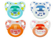 Nuk 69327 6-18 Months Fruit Orthodontic Pacifiers Assorted Styles 2 Count