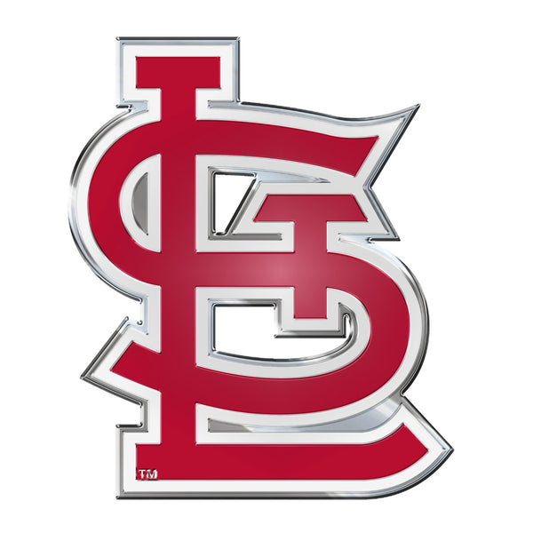 MLB - St. Louis Cardinals Heavy Duty Aluminum Color Emblem
