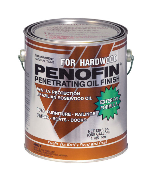 Penofin Transparent Hardwood Oil-Based Stain 1 gal. (Pack of 4)