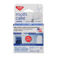 Enoz Moth Cake Insect Repellent Refill Solid For Moths 1 oz (Pack of 12).