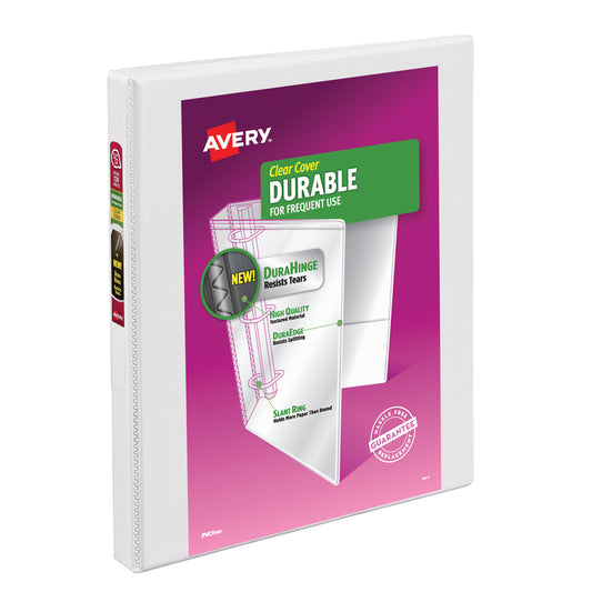 Avery DuraHinge 8-1/2 in. W X 11 in. L Slant D-Ring View Binder
