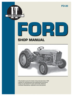 Tractor Shop Manual, Ford Series Gas