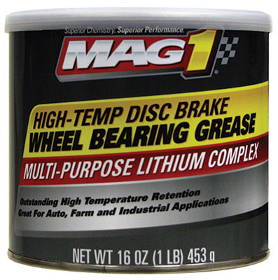 Disc Brake Wheel Bearing Grease, High-Temp Formula, 1-Lb.