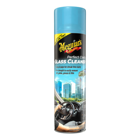 Meguiars Perfect Clarity Glass Cleaner Aerosol 19 oz. (Pack of 6)