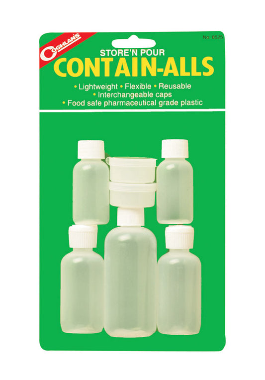 Coghlan's Store N' Pour Contain-Alls White Water Carrier 11.000 in. H X 6.500 in. W X 1.750 in. L 7