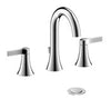 Ultra Faucets Nita Polished Chrome Widespread Bathroom Sink Faucet 8 in.
