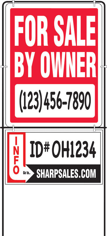 Hy-Ko English Red Informational Sign 14 in. H X 18 in. W