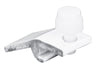 Prime-Line  White  Plastic  Storm Door Panel Clip  For 1/2 inch 8 pk