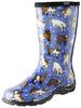 Sloggers Women's Garden/Rain Boots 7 US Sky Blue