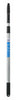 Unger Telescoping 4 ft. L X 1 in. D Aluminum Extension Pole Silver/Blue