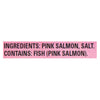 Natural Sea Wild Pink Salmon, Salted - Case of 12 - 7.5 OZ