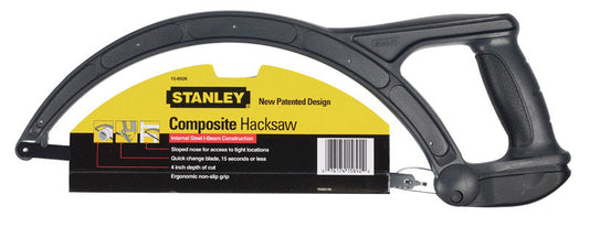 Stanley 12 in. Carbon Steel Hacksaw Black 1 pc