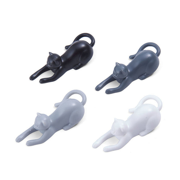 MAGNETS CAT PLASTIC 4PK