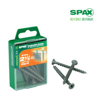 SPAX No. 14 x 2-1/2 in. L Phillips/Square Flat Head High Corrosion Resistant Steel Multi-Purpose Screw (Pack of 5)