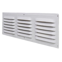 Canplas White Metal Eave Vent