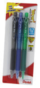 Pentel AL407BP3M 0.7 Medium Mechanical Pencil Assorted Colors 3 Pack