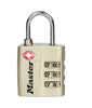 Master Lock 4680DBLK 1-3/16" Black Set Your Own Combination TSA-Accepted Luggage Padlocks